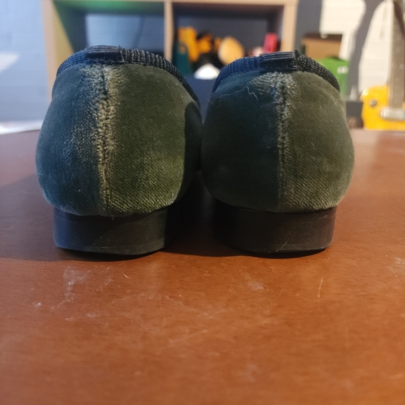 Del Toro Green Velvet Slipper - Picture 7 of 7